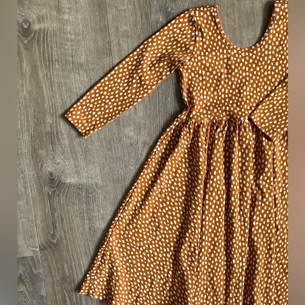 Alice + Ames Chestnut Dot Ballet Dress 🦌 - Picture 2 of 4